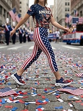 ieftine Pantofi de damă-Pantofi sport patriotici roșii-albastri pentru femei – roz &amp;Adidași cu pernă de aer imprimați cu fluturi pentru Ziua Independenței, sărbătorile de 4 iulie, călătorii, plimbări zilnice și ținute casual