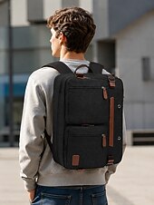 abordables Sacs à dos de Collège-Sac à dos pour ordinateur portable de voyage d'affaires pour homme, grande capacité, imperméable, avec compartiment pour ordinateur portable et sangle pour bagage, idéal pour le travail, les études et les courts voyages.