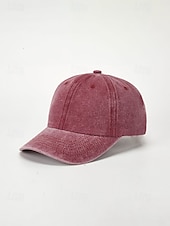 voordelige Dameshoeden-Dames baseballpet van gewassen katoen, verstelbare pet in vintage stijl, verkrijgbaar in verschillende kleuren, ademende zomerpet voor op reis, buitenactiviteiten, het strand en dagelijks gebruik.