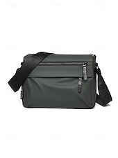 economico Borselli da uomo-Borsa a tracolla da uomo resistente all'acqua, leggera, in poliestere, con multitasche, ideale per viaggi, uso quotidiano, EDC, casual, lavoro, pendolarismo, attività all'aperto, disponibile in