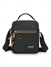 tanie Torby męskie-Męska torba listonoszka typu crossbody, lekka, poliestrowa torba na ramię, wielokieszeniowa, torba podróżna na co dzień, do pracy, na zakupy, na wakacje, do pracy na świeżym powietrzu, na co dzień, w