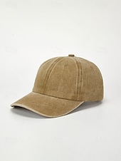 voordelige Dameshoeden-Dames baseballpet van gewassen katoen, verstelbare pet in vintage stijl, verkrijgbaar in verschillende kleuren, ademende zomerpet voor op reis, buitenactiviteiten, het strand en dagelijks gebruik.