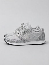 cheap Women's Sneakers-Women's Silver Glitter Sneakers with Rhinestone Embellishments, Lace-Up Low-Top Mesh Fashion Sneakers, Flat Sole Shoes for Fashion-Forward Women, Party, Casual Streetwear &amp; Evening Events