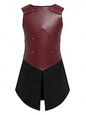 cheap Dresses-Medieval Renaissance Dress Armor Vest Warrior Shieldmaiden Barbarian Fancy Dress Women's Viking Fantasy Halloween Carnival Performance LARP Ren Faire Adults' Dress