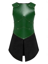 cheap Dresses-Medieval Renaissance Dress Armor Vest Warrior Shieldmaiden Barbarian Fancy Dress Women's Viking Fantasy Halloween Carnival Performance LARP Ren Faire Adults' Dress