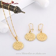 Pentru femei Set bijuterii Seturi de bijuterii - 18K Placat cu Aur Auriu