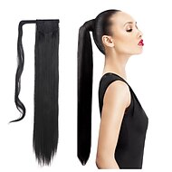 A Clipser Queue-de-cheval / Pièce de cheveux Cheveux Synthétiques Pièce de cheveux Extension des cheveux Droit