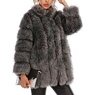 levn -Dmsk koich Svatba Jt ven Zima Bn Kabt Stojnek Lmec Voln Streetwear Bunda Dlouh rukv Jednobarevn koeinov lemovn Modr Blushing Rov vno