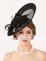 fascinators pellava sulka kentucky derby hat päähine