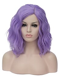 violetit peruukit naisille synteettinen peruukki lyhyt sininen pinkki musta valkoinen moniväriset synteettiset hiukset cosplay peruukit halloween peruukki