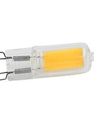 1 W LED Bi-pin světla 250-280 lm G9 T LED korálky COB Ozdobné Teplá bílá 220-240 V / 1 ks