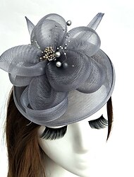 נטו fascinators כובע דרבי קנטאקי/ צעיפות כלוב ציפורים עם חתיכה אחת חתונה/אירוע מיוחד/כיסוי ראש למסיבת תה