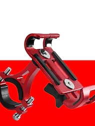 držák telefonu na kolo protiskluzový nastavitelný / vysouvací univerzální pro silniční kolo horské kolo mtb cyklistické kolo z hliníkové slitiny černá červená modrá