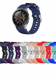 Watch Band for Samsung Watch 6/5/4 40/44mm, Galaxy Watch 5 Pro 45mm, Galaxy Watch 4/6 Classic 42/46/43/47mm, Watch 3, Active 2, Gear S3 S2 Silicone Replacement  Strap 20mm 22mm Sport Band Wristband