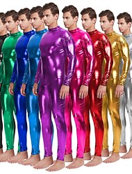 Zentai Suits Cosplay Costume Adults' Spandex Latex Cosplay Costumes Sex Men's Solid Colored Christmas Halloween Carnival