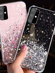 Phone Case For Samsung Galaxy S24 S23 S22 S21 S20 Plus Ultra A73 A53 A33 A42 Back Cover Glitter Shine sky Glitter Shine TPU