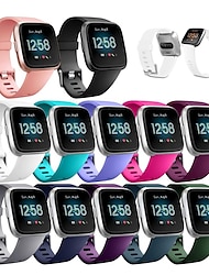Inteligentny pasek do zegarka Kompatybilny z Fitbit Versa 2 / Versa Lite / Versa SE / Versa Silikon Inteligentny zegarek Pasek Miękka Elastyczny Regulowany Pasek sportowy Zastąpienie Mankiet