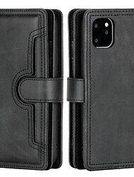 telefon Maska Pentru iPhone 15 Pro Max Plus iPhone 14 13 12 11 Pro Max Mini X XR XS Max 8 7 Plus Portofel Card Coperta rezista Magnetic Protectie pentru intreg corpul Culoare solidă PU piele