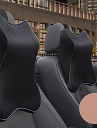 Car Neck Pillow 3D Memory Foam Head Rest Adjustable Auto Headrest Pillow Travel Neck Cushion Support Holder Seat Pillow