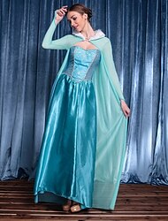 Elsa Vestidos Traje Cosplay Mulheres Cosplay filme Fantasias vestido de férias Dia Das Bruxas Natal Carnaval