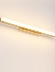 1-ljus 40/60/80 cm sminklampa led spegel frontlampa nordisk stil badrumsskåplampa badrumsskåp badrumsbyrå enkel sminklogg vägglampa 6w/9w/12w