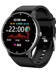 ZL02 Smart Watch 1.28 inch Smartwatch Fitness Running Watch Bluetooth Pedometer Call Reminder Activity Tracker Sedentary Reminder Find My Device Compatible with Android iOS Women Men Heart Rate