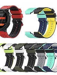 Watch Band for Garmin Approach S4 / S2 Silicone Replacement  Strap Breathable Sport Band Classic Buckle Wristband