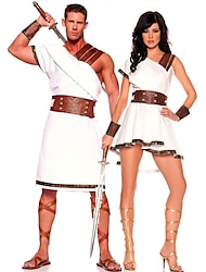 Greek Gods Retro Vintage Ancient Greek Ancient Rome Greece Dress Cosplay Costume Waist Belt Men's Women's Costume Vintage Cosplay Party Dress Halloween / Wristlet / Wristlet