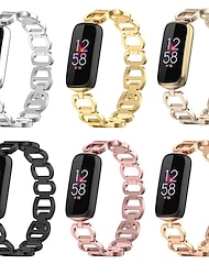 Pásek hodinek pro Fitbit Luxe Nerez Výměna, nahrazení Popruh Luxus náramek Náramek na šperky Náramek