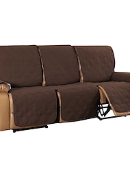 3-местный противоскользящий чехол для дивана с откидным верхом, подходящий кожаный диван с откидной спинкой, водостойкий, устойчивый к царапинам чехол для дивана для двойного кресла, сплит-чехол для