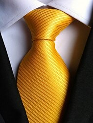 Men's Ties Neckties Work Wedding Gentleman Striped Formal Business