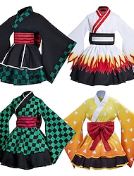Démonölő: Kimetsu no Yaiba Kamado Tanjirou Rengoku Shinjurou Anime Felszerelések Álarcosbál Cosplay öltönyök Jelmez Kompatibilitás Férfi Felnőttek