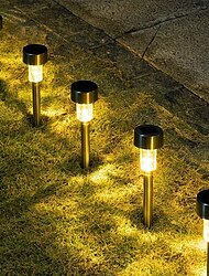 12pcs Solar Garden Lawn Lights Outdoor LED Solar Light Waterproof Patio Pathway Lighting Courtyard Landscape Decoration Lamp