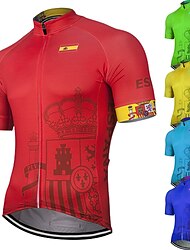 21Grams Homens Camisa para Ciclismo Manga Curta Moto Camisa / Roupas Para Esporte Blusas com 3 bolsos traseiros Ciclismo de Montanha Ciclismo de Estrada Resistente a UV Respirável Secagem Rápida