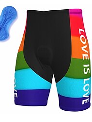 Pánské Duhová Silniční cyklistické šortky Cyklistické šortky Cyklošortky se sedlem Jezdit na kole Kraťasy podšité Horská cyklistika Silniční cyklistika Sportovní 3D podložka Jízda na kole