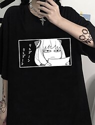 loid forger yor forger anya forger t-shirt cartoon manga anime harajuku graphic kawaii t-shirt for pánské dámské unisex dospělí 3d tisk 100% polyester