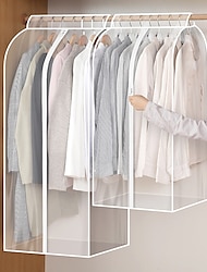 3d молния пылезащитный чехол для одежды прозрачный полупрозрачный шкаф для хранения одежды шкаф для костюмов вешалки для шкафа чехол для одежды пылесборник подвесной органайзер