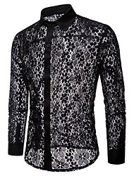 Punk och gotiskt Victoriansk Medeltida kostymer Blus / Skjorta Maskerad Prins Nedvikt Maskeradkläder Herr Maskerad Fest / afton Vuxna Blus