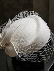 Retro Vintage 1950s Fascinator Hat Kate Middleton Fancy Dress Women's Masquerade Party / Evening Bachelorette Party Adults Hat