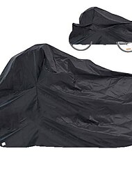 adult tricycle cover bike cover, outdoor bicycle motorcycle storage cover, heavy duty ripstop material, waterproof &amp; anti-uv (l)