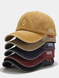 1pcs Embroidery Plain Baseball Hats Washed Cotton Cap For Men Women Adjustable Snapback Caps Baseball Cap Letter Dad Hat