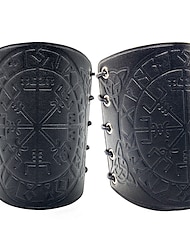Retro Vintage Medieval 17th Century Armor Masquerade Wristband Ren Faire Knight Ritter Viking Outlander Archery Men's Women's Viking Masquerade Party / Evening Adults 1 Wrist Brace / IF YOU NEED A