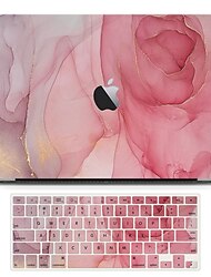 MacBook Fodral Kompatibel med Macbook Air Pro 13.3 14 16.0 tum Hårt Plast Marmor
