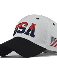 1pcs High Quality American Flag Cotton Baseball Cap For Men Embroidery USA Snapback Hat for Men&Women Fashion Trucker Hat