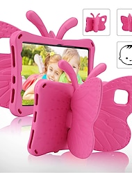 Tablette Hüllenabdeckung Für Samsung Galaxy Tab S6 Lite A8 10.5'' A7 Lite 8.7'' A7 A 8.0" 2022 2021 2020 2019 Tragbar mit Halterung Staubdicht Schmetterling Einfarbig EVA Für Kinder
