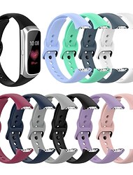 Watch Band for Samsung Galaxy Fit SM-R370 Silicone Replacement  Strap Soft Elastic Breathable Sport Band Wristband