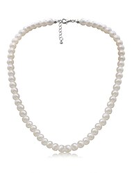 ストランドネックレス パールネックレス For 女性用 真珠 パーティー 結婚式 カジュアル 真珠 人造真珠