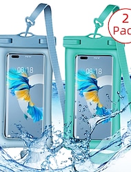2 Τμχ Αδιάβροχη θήκη τηλεφώνου Φορητά Ανθεκτικό στο Νερό Επιπλέει [30m / 98ft] IPX8 Θηκη ΚΙΝΗΤΟΥ Dry Bag Κινητό Αδιάβροχο για For iPhone 13 Pro Max 12 Mini 11 Samsung Galaxy S22 Ultra Plus S21 A73 A53