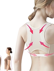 Corretor de jubarte feminino invisível dia de verão adulto melhoria correção nas costas cinto de correção anti-corcunda artefato de correção de postura
