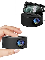 yt200 LED-Projektor Mini-Handheld-Tasche tragbar Projektion kabelgebundene Bildschirmspiegelung von iOS-Android-Smartphones für Kinder Klassische Filme Retro-Filme